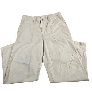 Levi's 94 Baggy Jeans Cream Tan Cargo Style Womens Size 30